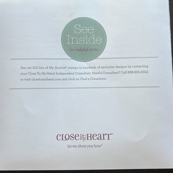 Close to my Heart stamp set Sweet & Lovely (coordinates w/Cricut Artistry) - Picture 3 of 4